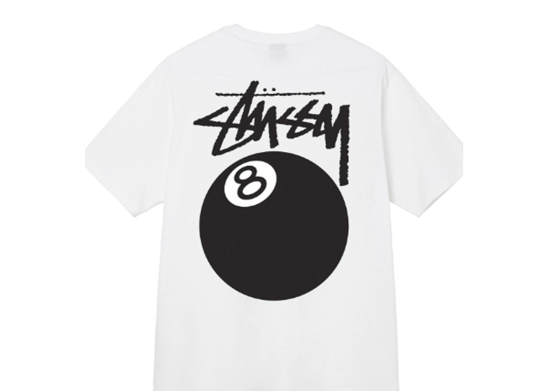 stussy 8 ball tee