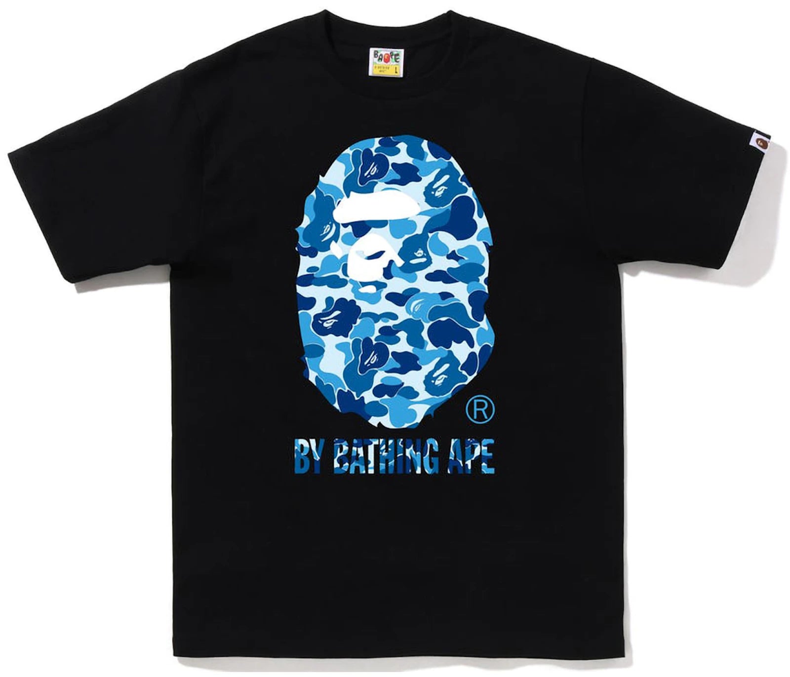 BAPE ABC Camo By Bathing Ape Tee Black Blue