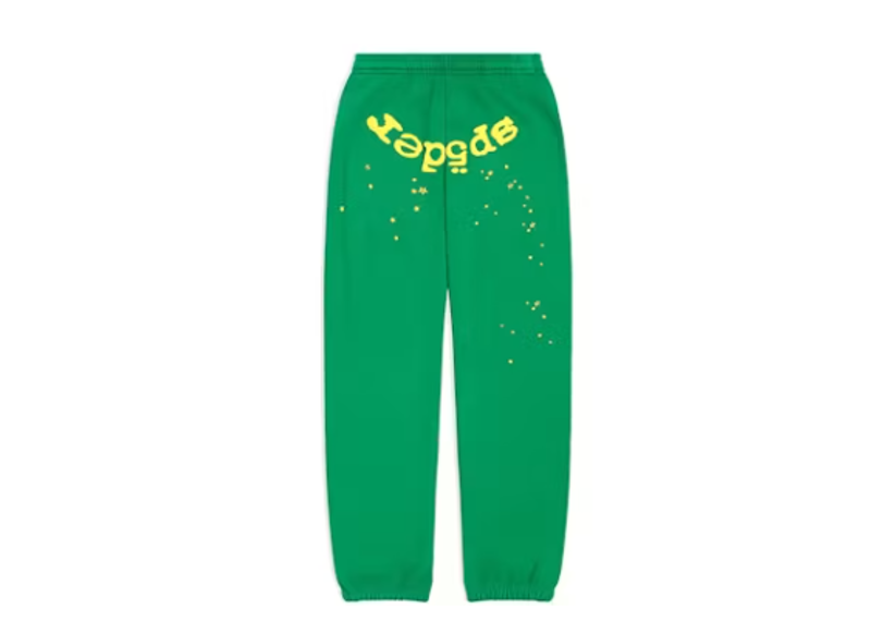 Sp5der Star OG Web V2 Sweatpant Slime Green