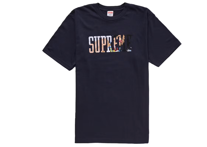 Supreme Tera Patrick Collegiate Tee Navy