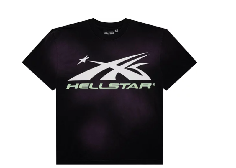 Hellstar Glow in the Dark Sports Logo T-Shirt Purple