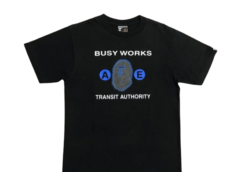 Bape Busy Works Transit Authority Black