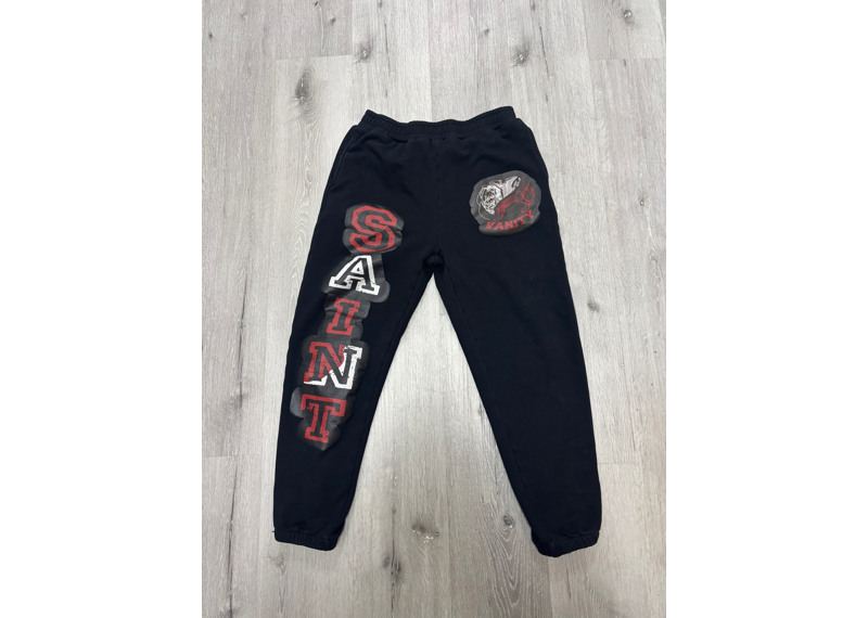 Saint Vanity Varsity Sweatpants Black/Red