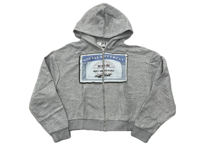 PROFIT MINDED SSN ZIP UP JACKET GREY