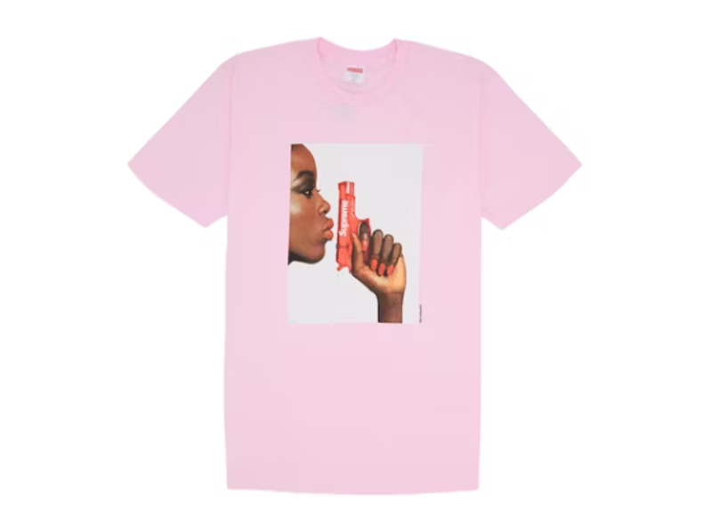 Supreme Water Pistol Tee Light Pink