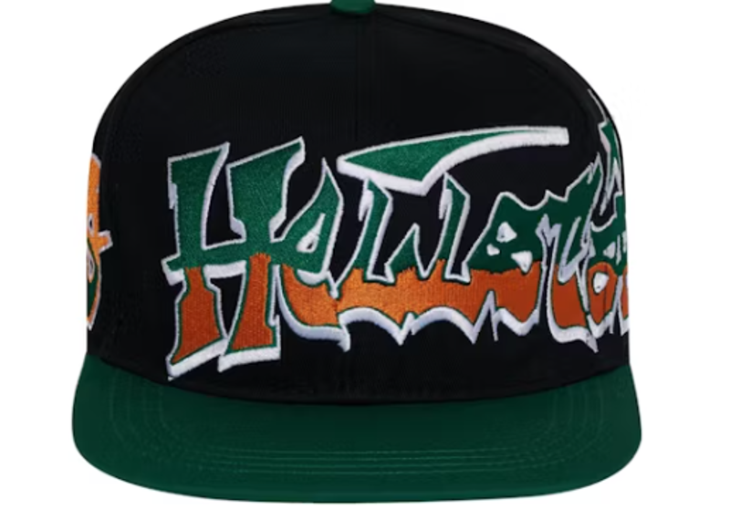 Hellstar Records Hat Snapback Green/Black