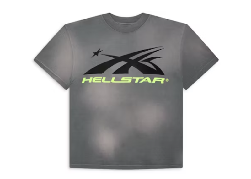 Hellstar Sports Core Logo Gel T-Shirt Grey