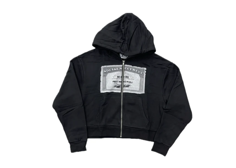 PROFIT MINDED SSN ZIP UP JACKET BLACK