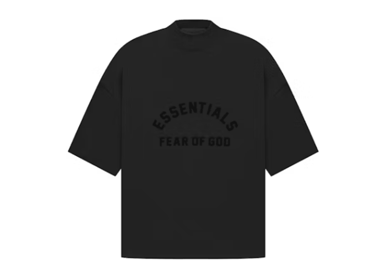 Fear of God Essentials Arch Logo Tee Jet Black